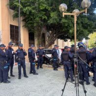 Autoridades custodian Palacio de Justicia en espera de los hermanos Espaillat por caso Jet Set