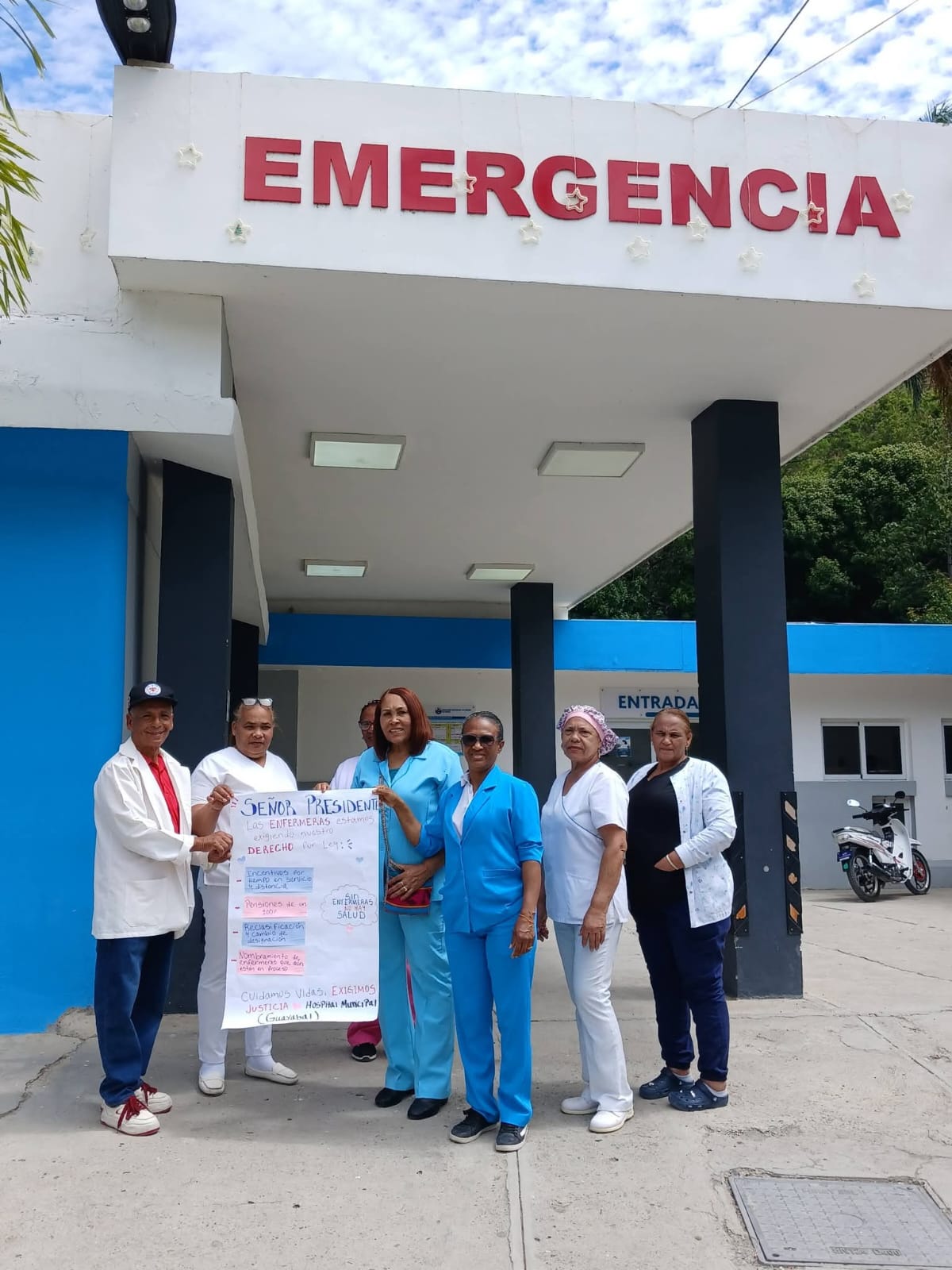 Personal de enfermería paraliza servicios en hospital de Guayabal por incumplimiento de pagos y reclamos laborales