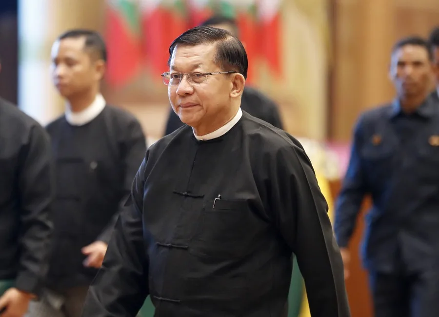 El Parlamento birmano elige al general golpista Min Aung Hlaing como presidente del país