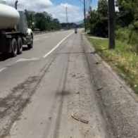 Ciudadano denuncia deterioro en tramo crítico de la autopista Duarte en Bonao