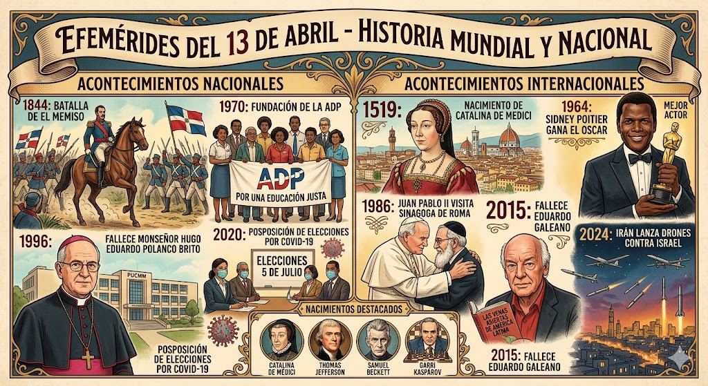 Efemérides del 13 de abril