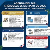 Agenda del día: Miércoles 06 de mayo de 2026