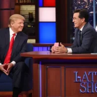 Trump celebra el fin del show del "completo idiota" Colbert tras sus agudas críticas