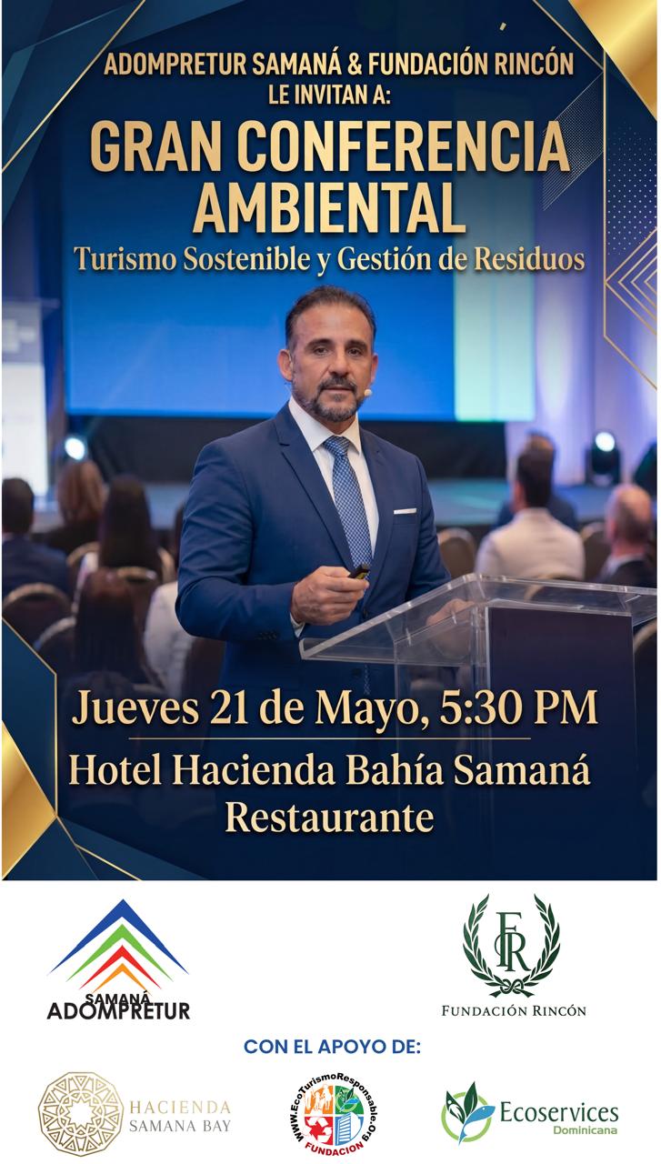 Adompretur Samaná y Fundación Rincón presentarán programa de sostenibilidad y manejo de residuos