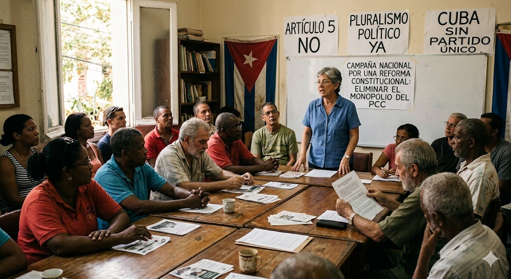 Oposición cubana impulsa campaña para eliminar el monopolio político del Partido Comunista