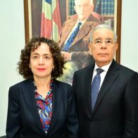 Embajadora de España visita a Danilo Medina en la sede del PLD