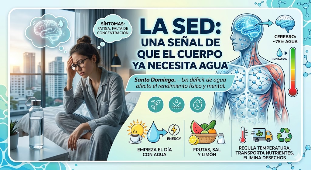 La sed: una señal de que el cuerpo ya necesita agua