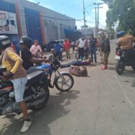 Dos motocicletas colisionan en la carretera Mella; ambos conductores resultan heridos