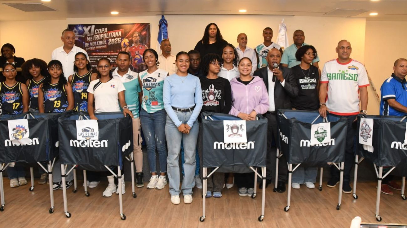 Miderec entrega RD$800 mil para Copa Metropolitana de Voleibol Femenino 2026