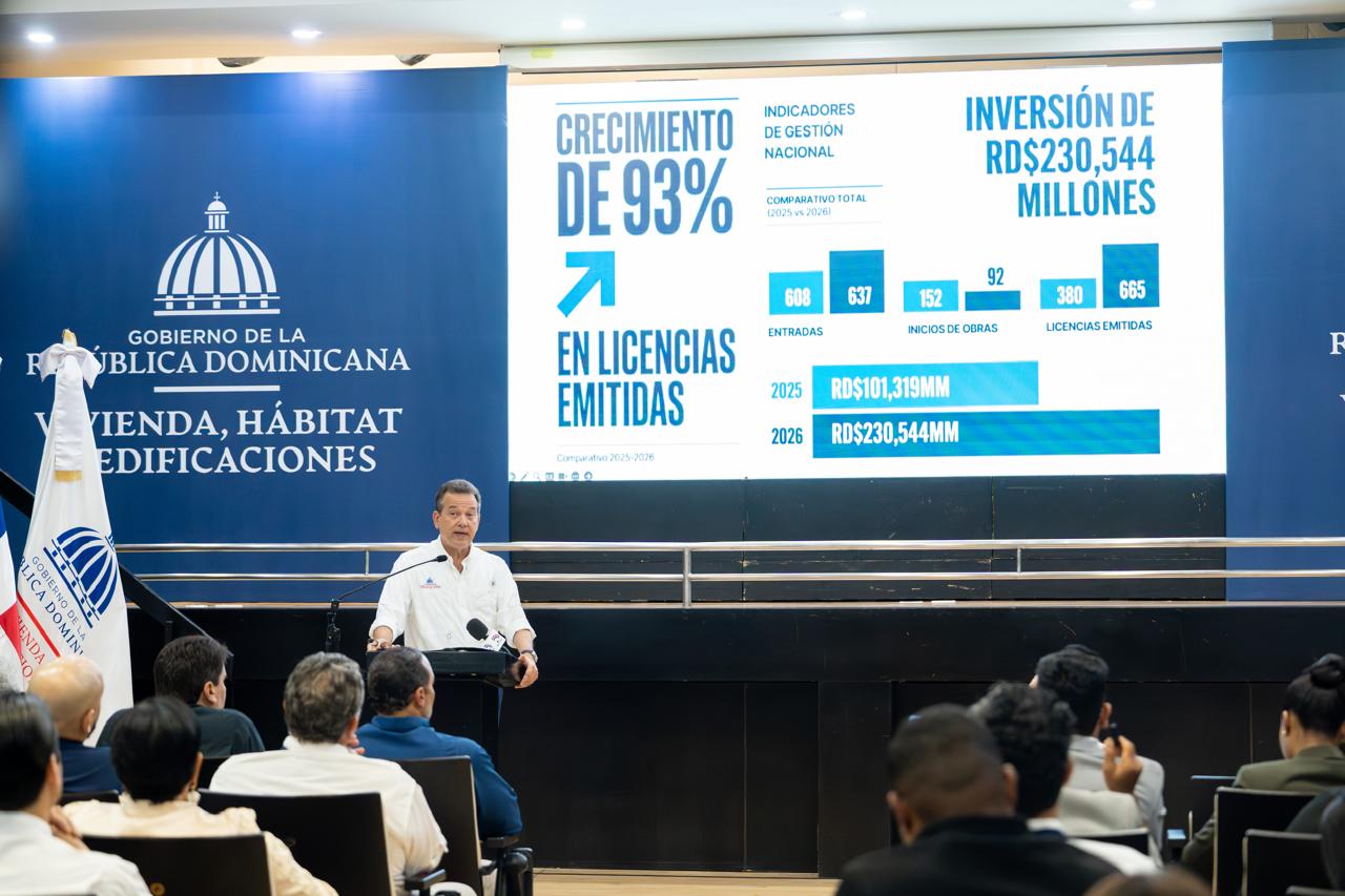 Licencias de construcción emitidas por el MIVHED aumentan 93% en 2026