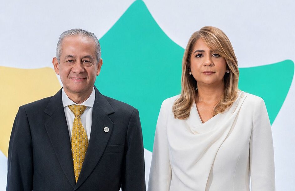 José Francisco Deschamps e Irlonca Tavárez.