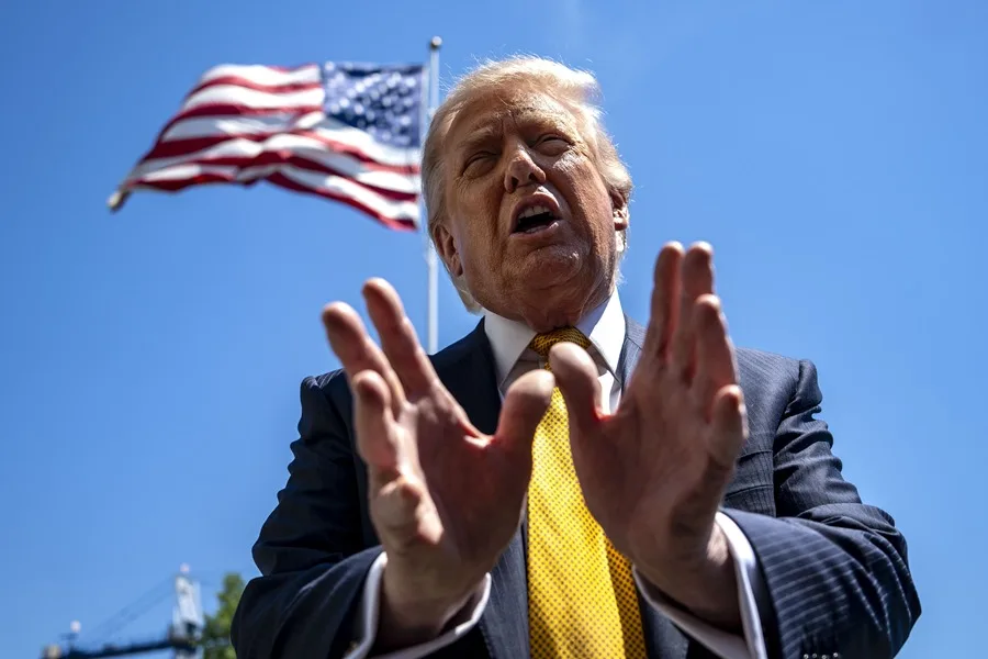 "Estado 51": Trump comparte una imagen del mapa de Venezuela pintado con la bandera de EE.UU.