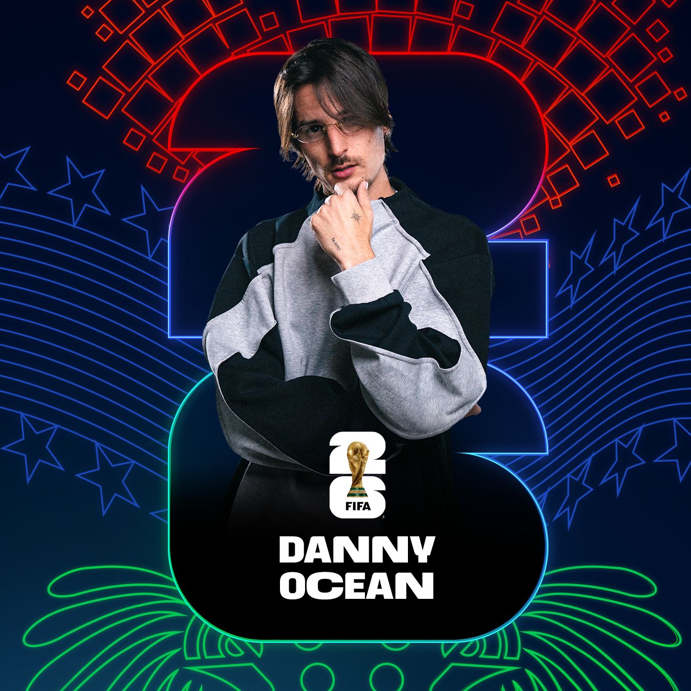 Danny Ocean primer venezolano en formar parte de una ceremonia de apertura en la historia de Ia FIFA 2026