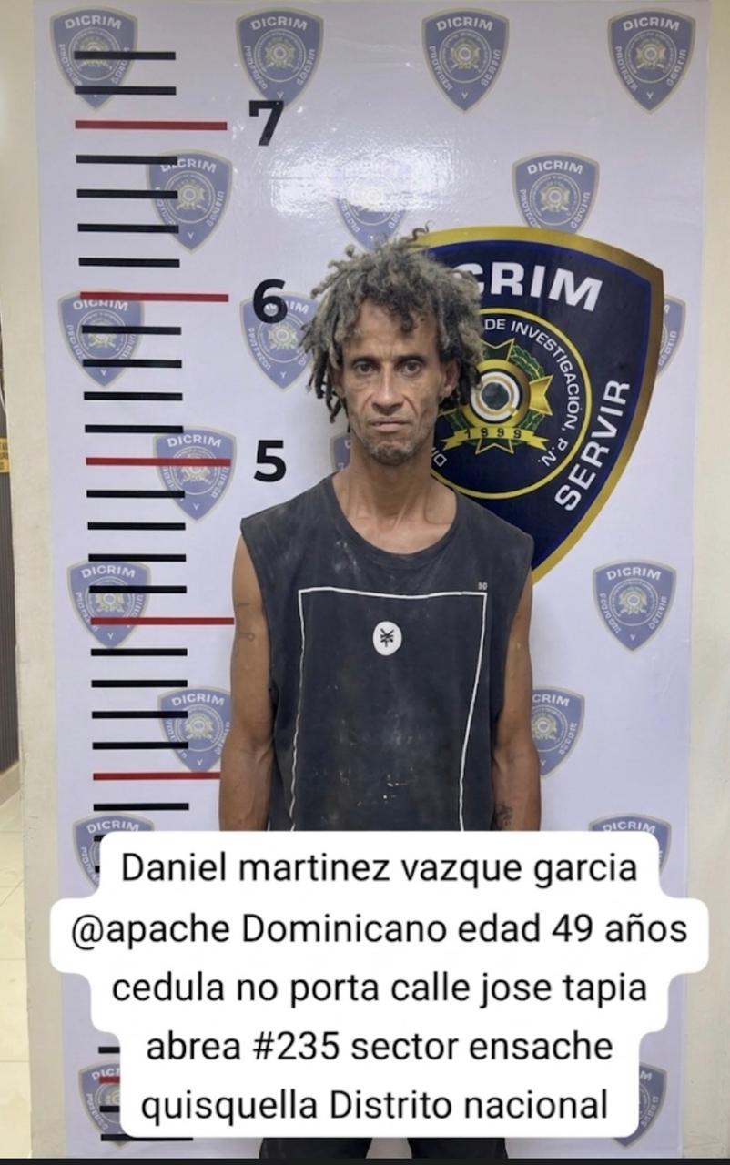 Policía apresa a “Apache”, acusado de cometer robos en residencias del Distrito Nacional
