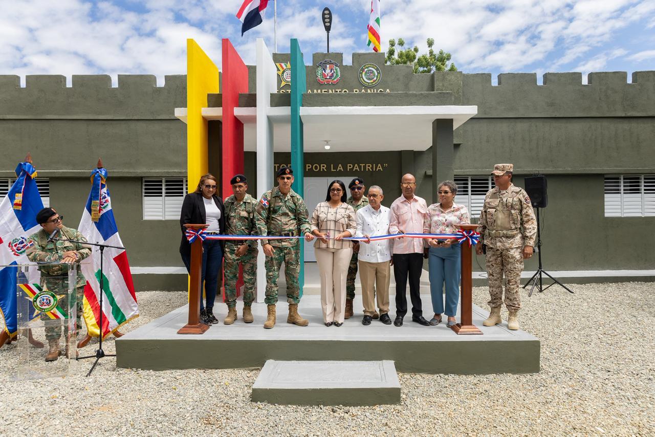 Ejército remodela destacamento en Bánica para fortalecer la seguridad fronteriza