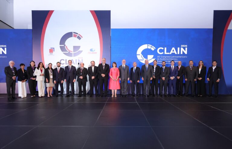 Apertura del trigésimo Congreso Latinoamericano de Auditoría Interna y Evaluación de Riesgos, que realizan en Santo Domingo la ABA y FELABAN, con la participación del superintendente de Bancos, Alejandro Fernández W.