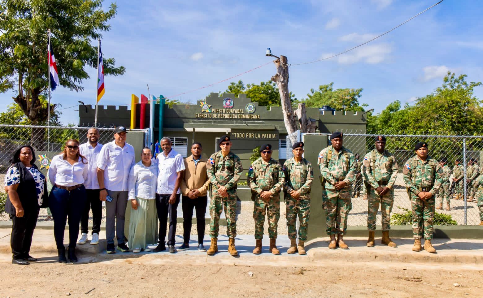 Ejército reinaugura puesto militar en Guayabal para fortalecer la seguridad fronteriza en Elías Piña                    