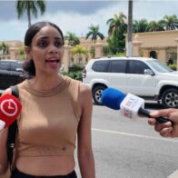 Ciudadanos se oponen a protesta haitiana frente al Palacio Nacional y son retirados por la Policía