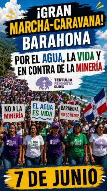 Tertulia Feminista Sur llama a movilización en Barahona el próximo 7 de junio
