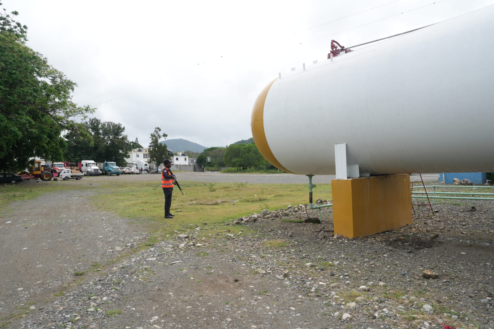 Envasadora de gas cerrada en Ocoa.