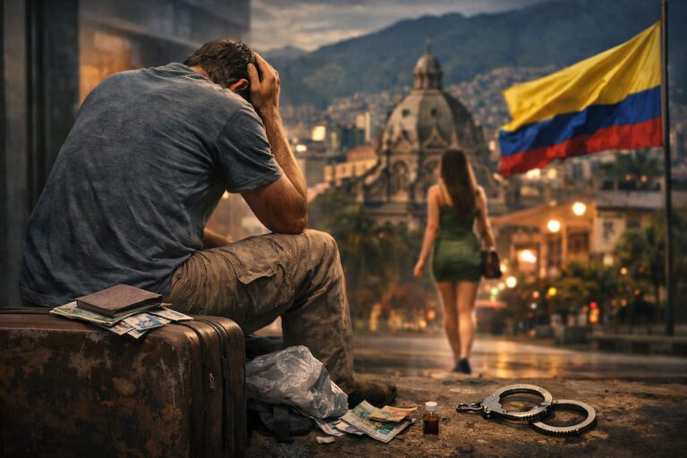 Extranjero lleva más de un mes varado en Colombia tras ser escopolaminado por una joven de 21 años en Antioquia