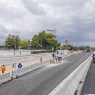 Avanzan trabajos de solución vial en la rotonda de la 27 de Febrero y Luperón