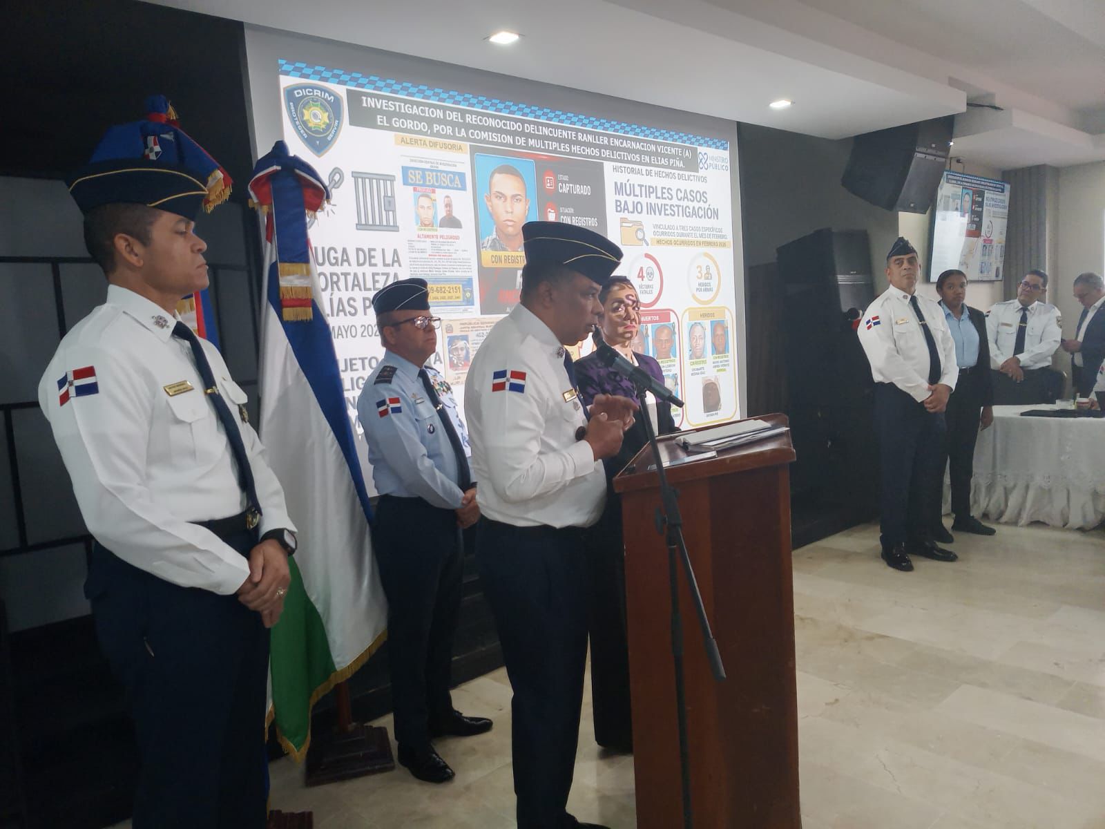 Faride Raful informa desmantelamiento de estructura criminal en Elías Piña