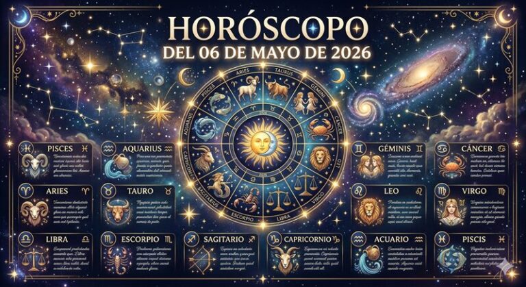 Horóscopo del 06 de mayo de 2026