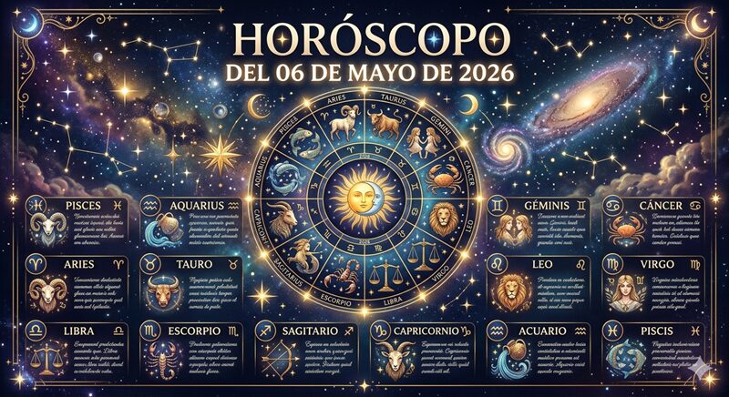 Horóscopo del 06 de mayo de 2026