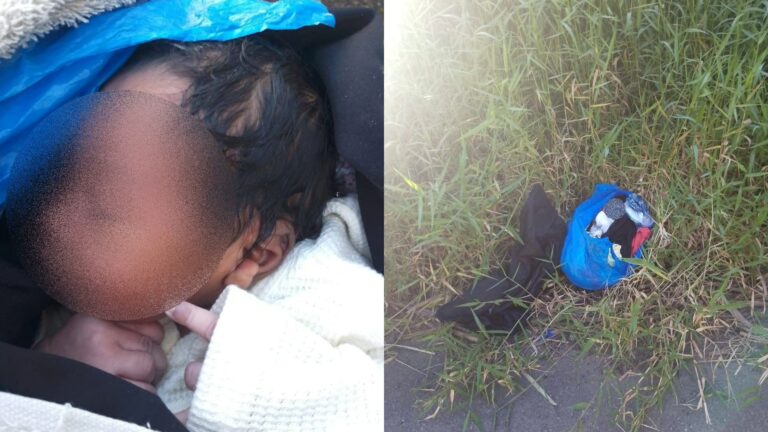 Hallan recién nacida abandonada dentro de una funda en carretera Jarabacoa–Constanza