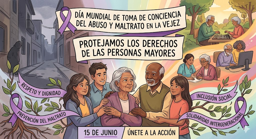 Día Mundial de Toma de Conciencia del Abuso y Maltrato en la Vejez llama a proteger los derechos de las personas mayores