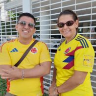 Camiseta de la Selección Colombia marca jornada de votación en la Embajada de Colombia en RD
