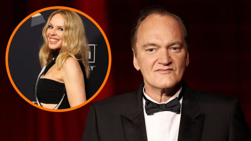 Quentin Tarantino vuelve a actuar y compartirá pantalla con Kylie Minogue