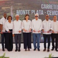 Raquel Peña inaugura carreteras que conectan Monte Plata con Cevicos y Sabana Grande de Boyá