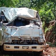 Camión cargado de tayotas se vuelca en Manabao