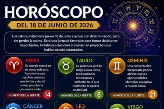 Horóscopo del 18 de junio de 2026