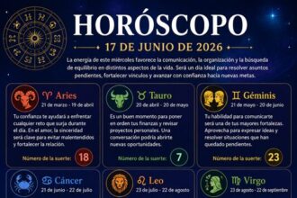 Horóscopo del 17 de junio de 2026