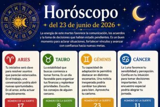 Horóscopo del 23 de junio de 2026