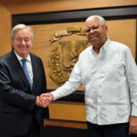 Secretario general de la ONU llega a RD y agradece respaldo dominicano a Haití