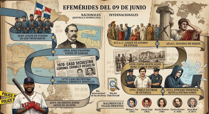 Efemérides del 09 de junio