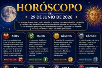 Horóscopo del 29 de junio de 2026