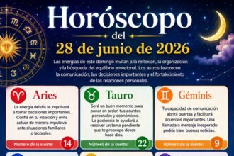 Horóscopo del 28 de junio de 2026