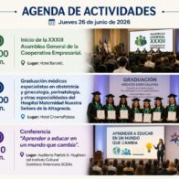 Agenda del día: viernes 26 de junio de 2026 
