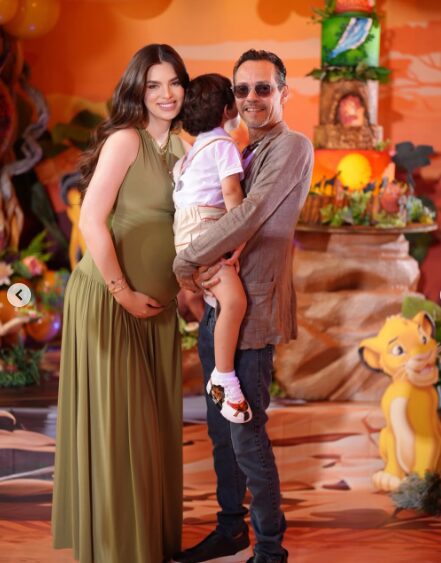 Marc Anthony y Nadia celebran los 3 años de su hijo