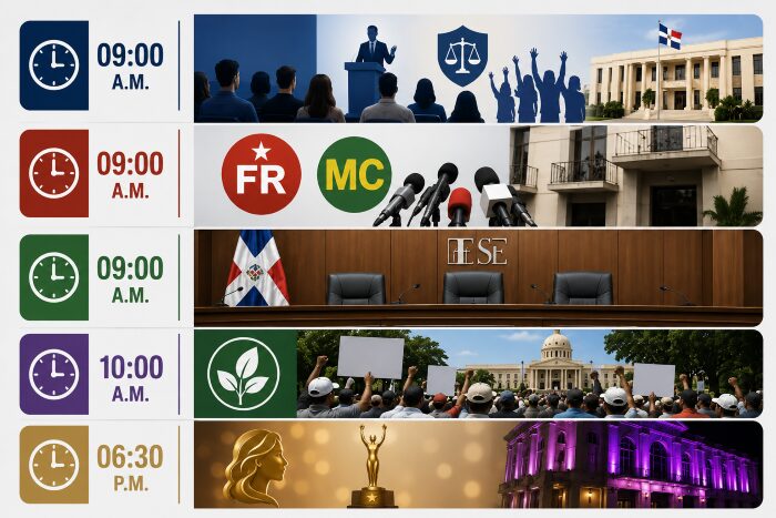 Agenda del día: miércoles 24 de junio 2026