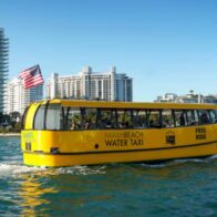 Miami Beach amplía el horario del taxi acuático gratuito durante el último fin de semana del Mundial