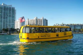 Miami Beach amplía el horario del taxi acuático gratuito durante el último fin de semana del Mundial