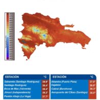 RD registra la temperatura más alta de 2026 con 39.9°C