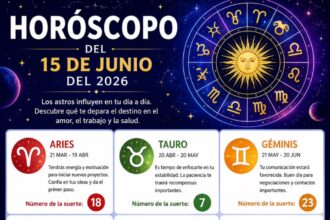 Horóscopo del 15 de junio de 2026