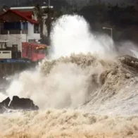 Aumentan a nueve los heridos en el sur de Japón por el paso del tifón Jangmi